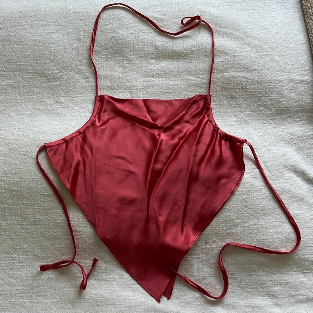 KES NYC Silk Bandana Top